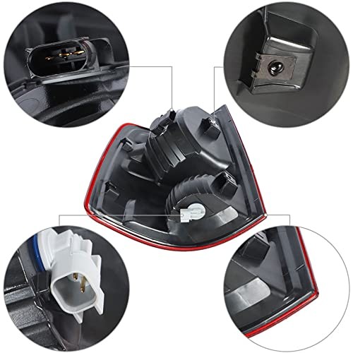 Passenger Side Rear Brake Tail Light Assembly Replacement for Ram 1500 2500