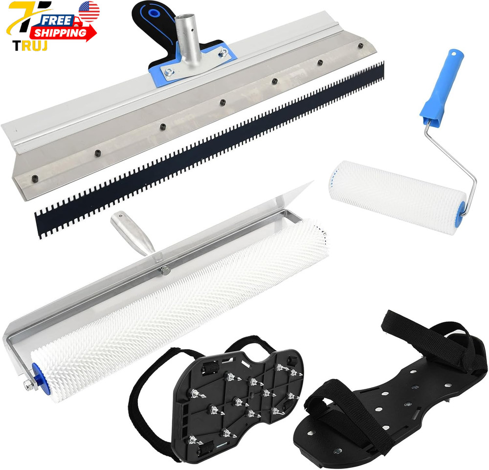 Self Levelling Cement Tool Kit Spike Roller for Self Leveling Cement Epoxy Floor