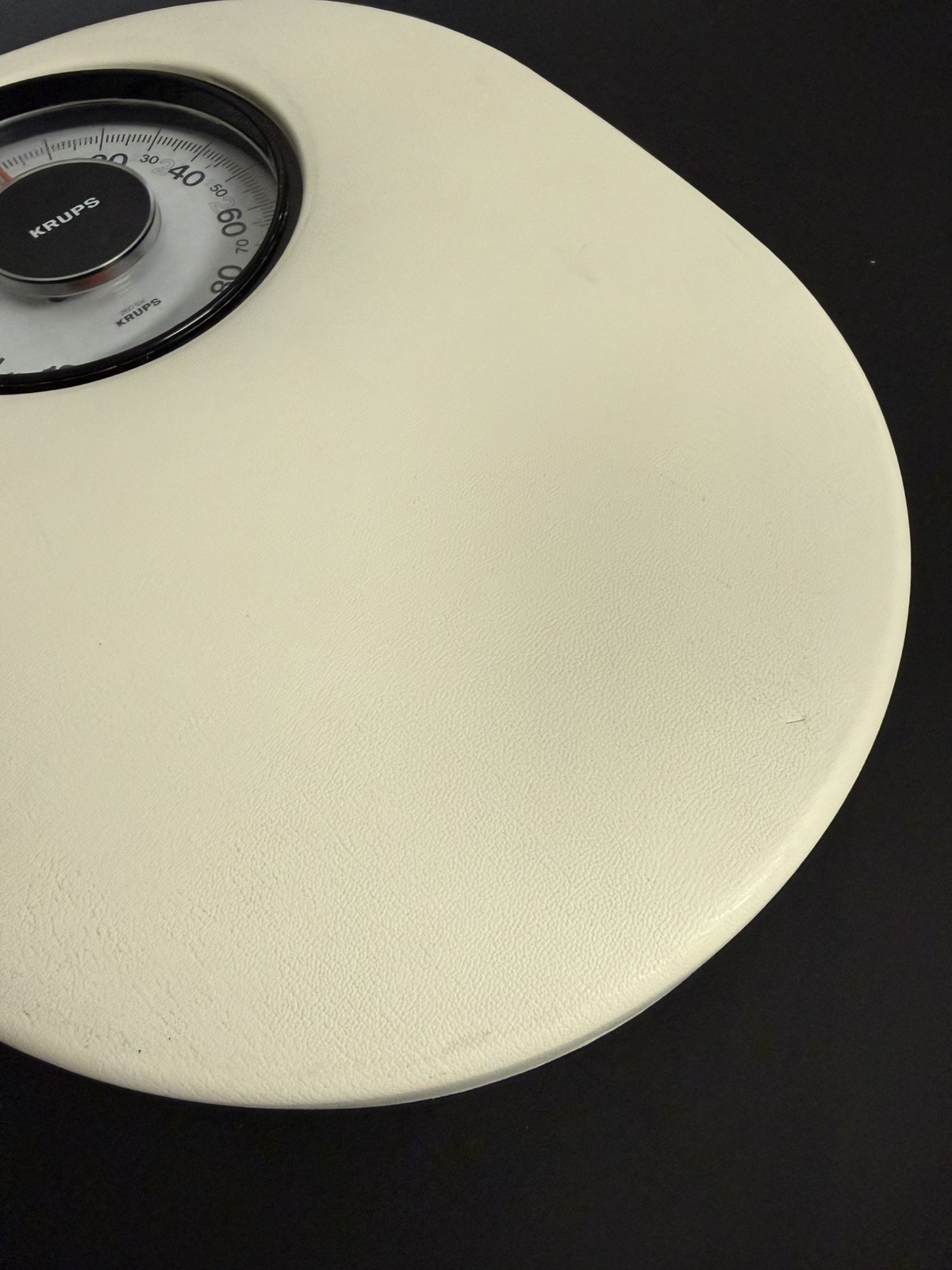 MCM Genuine Vintage Krups ‘Cyclops’ Or UFO Bathroom Scale, Cream, Works Great!