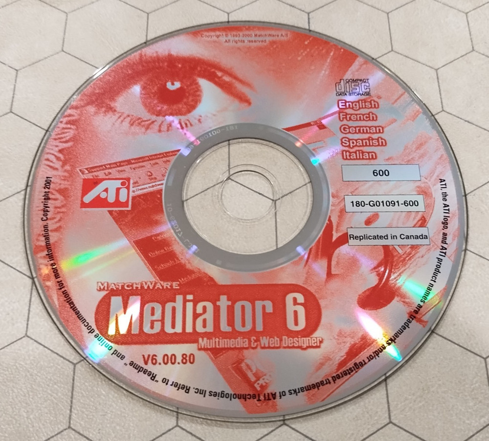 MatchWare Mediator 6 Multimedia & Web Designer CD-ROM, ATi, PC, 2001