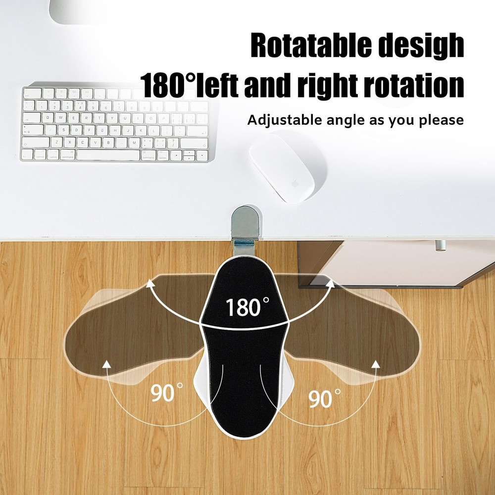 Computer Arm Rest Desk 180 Adjustable Rotating Extender Tray 90 Foldable Elbow