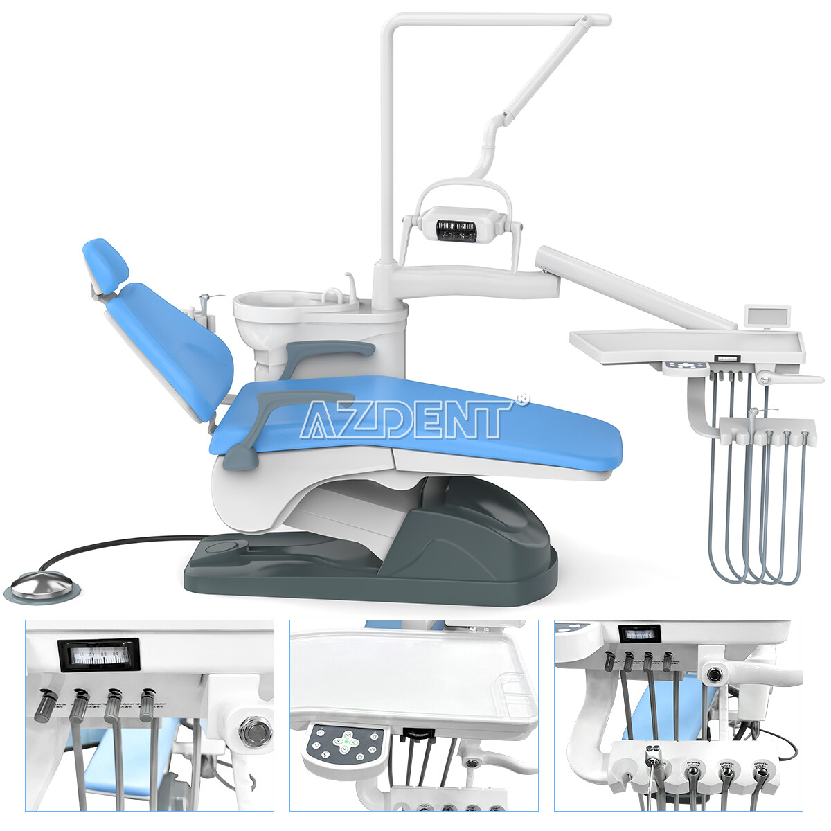 Silla de unidad dental control informático/unidad de entrega móvil portátil USA