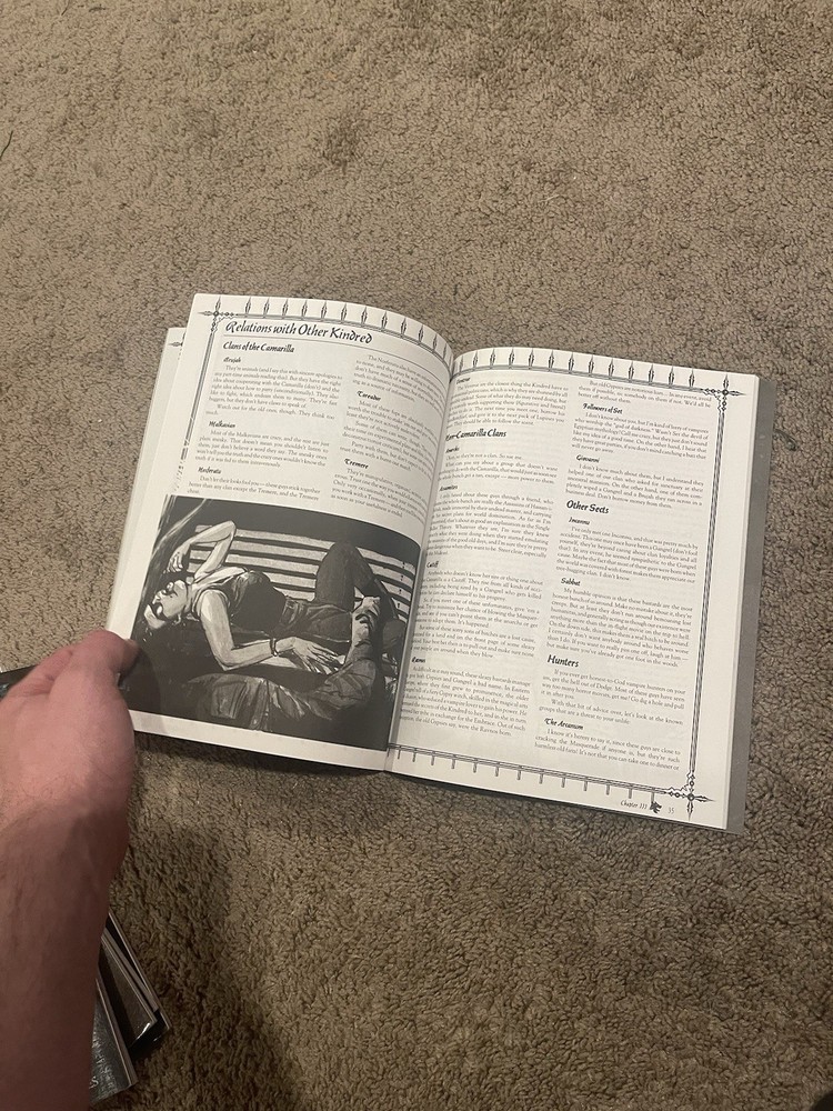 Vampire: The Masquerade Clanbook Softcover RPG