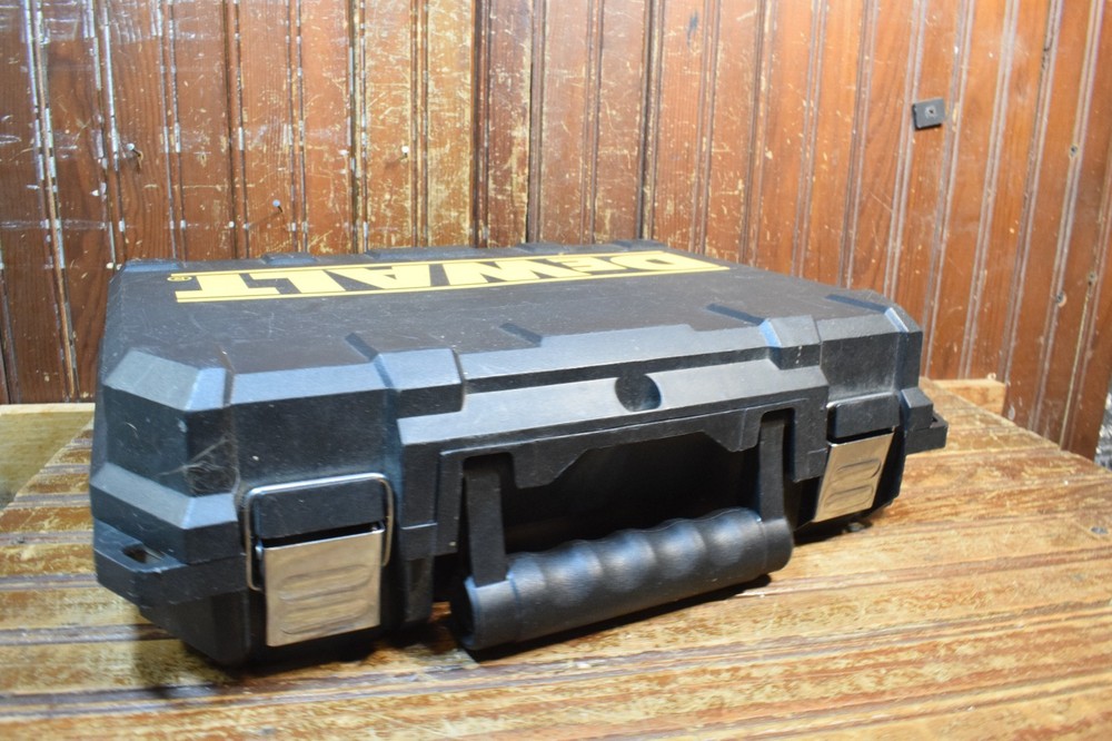 DEWALT POWER DRIVER DRILL HARD PLASTIC STORAGE CARRY CASE TOOL BOX EMPTY D21008K