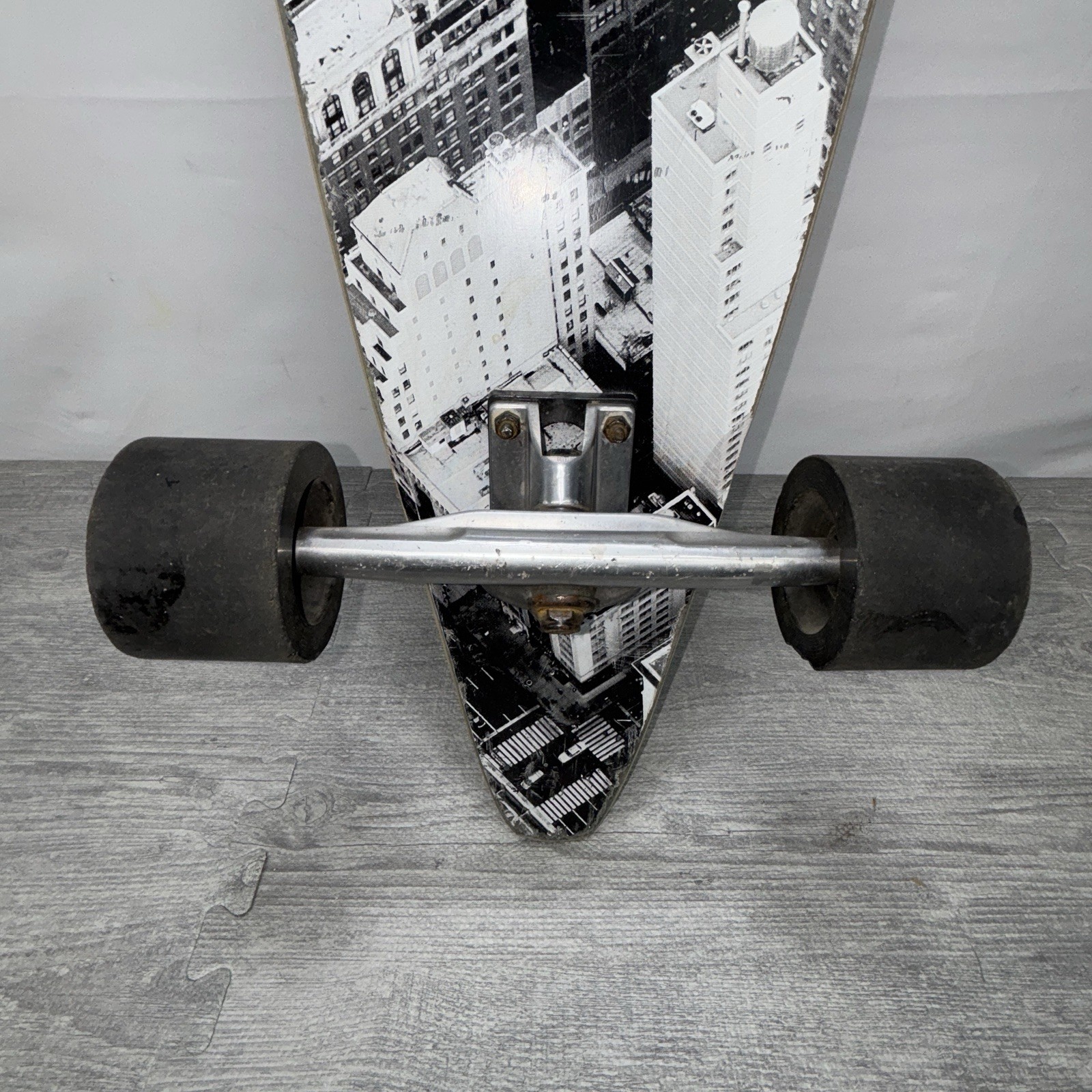 Yocaher Longboards Wood Speed Cruiser Wheels Tsunami Skateboard NYC Skyline