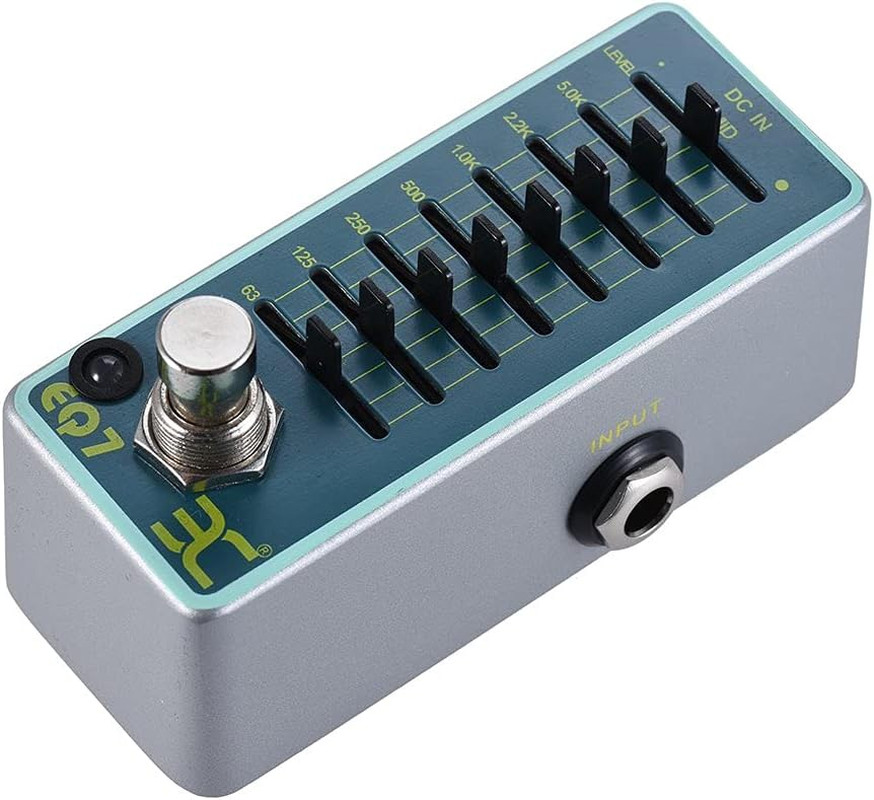 7 Band EQ Equalizer Mini Guitar Pedal