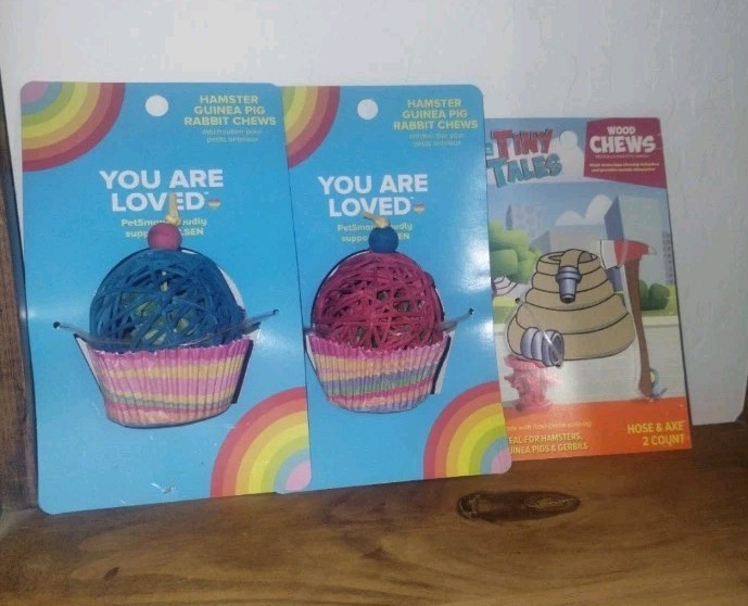 3 hamster chews set