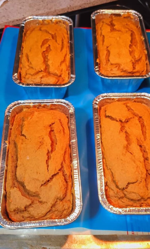 Homemade Pumpkin Bread Cake Loaf. 8.5"x4.5"