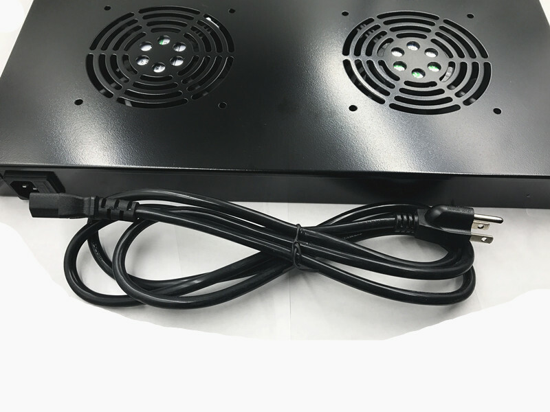Rack Mount Server Digital Temperature Control Unit with fan system110V 1U