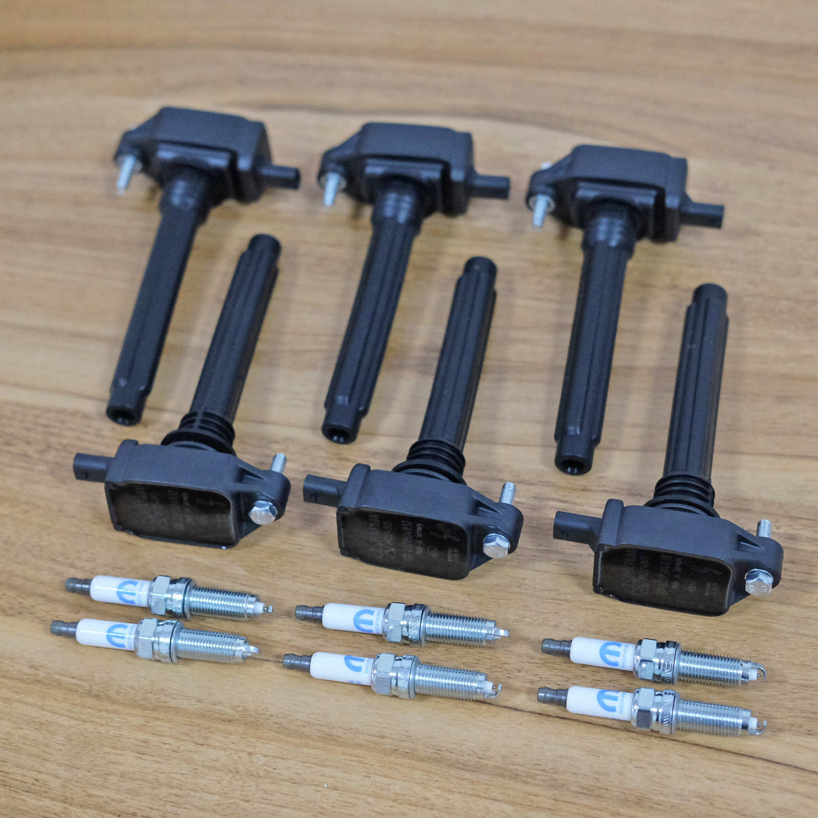 6 Pack Mopar Ignition Coils & Spark Plugs For Chrysler Jeep Dodge Ram 3.6L UF648