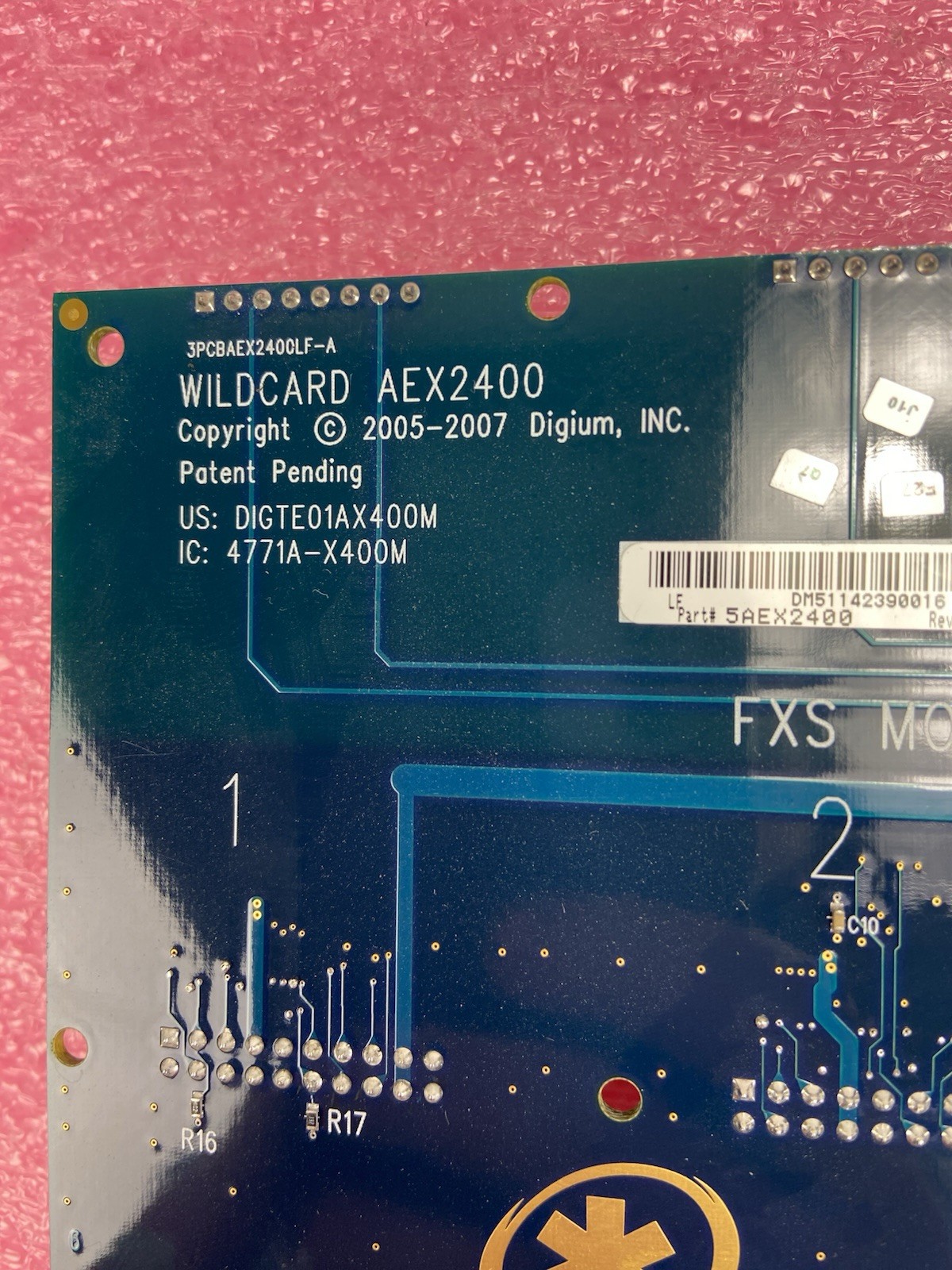 Digium AEX2400 24 Port Modular Analog PCI-Express w/ 4x S400M 2x X400M 5VPMOCT03