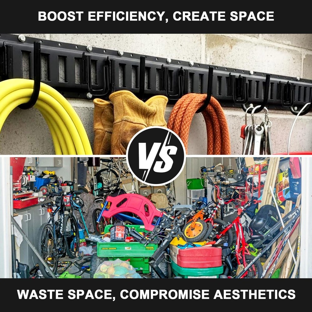 8 Pack E Track Hooks 2" and 4" E-Track J-Hooks with Spring Fitting Heavy Duty...