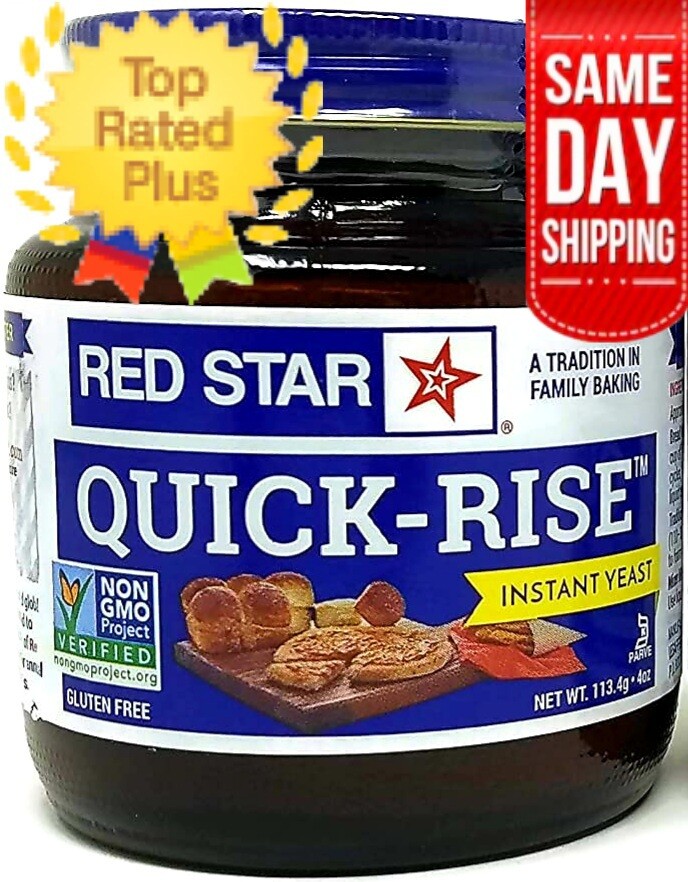 Red Star Quick Rise Instant Yeast 4 oz jar
