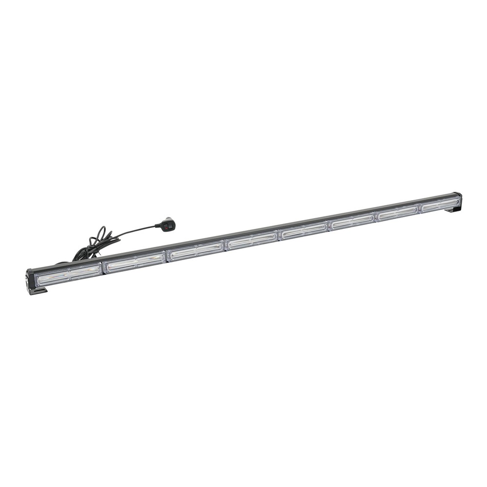 Traffic Advisor Emergency Warning Light Bar LED Strobe Light Bar Amber White 47"