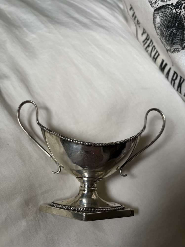 Antique Tiffiny Co. Maker￼s Sterling Silver Master Salt, Hallmarked