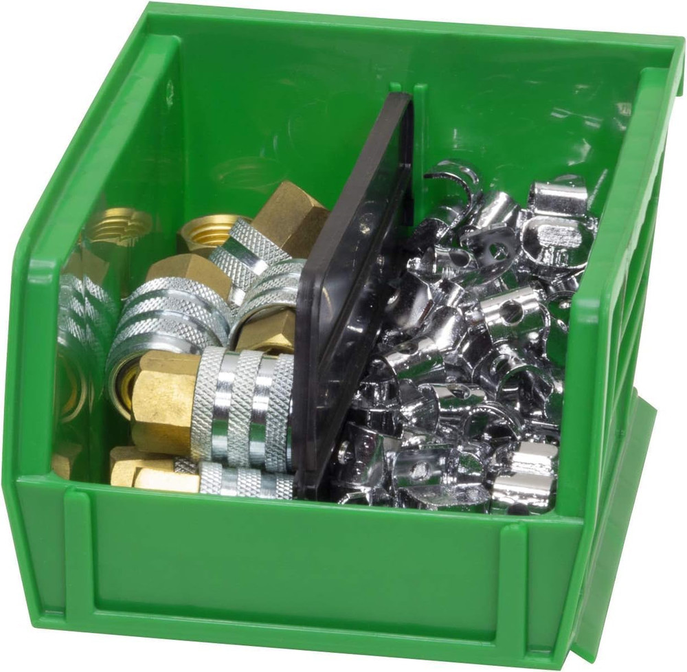 30210 Akrobins Plastic Storage Bins, Space-Saving Stackable Bins for Garage, Pan