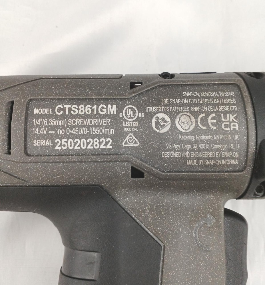 Snap-on Tools CTS861GMJ2 Cordless Screwdriver