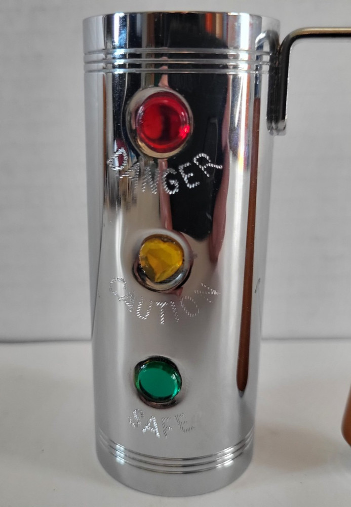 Vtg 1950s Glo-Hill Stop Light Jigger Butterscotch Bakelite Handle No Tariffs