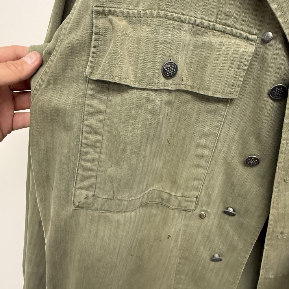 Original WWII US Army 2nd Pattern HBT Jacket