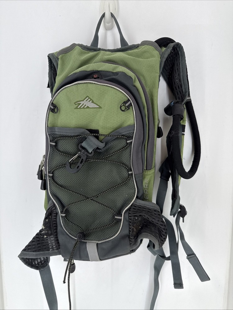 High Sierra Green Hydration Pack with Bladder