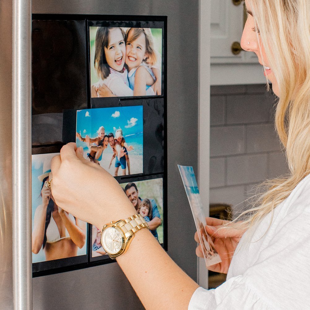 Fridge Magnetic Picture Collage Frames by Wind & Sea, Displays 10 - 4x6 Photos