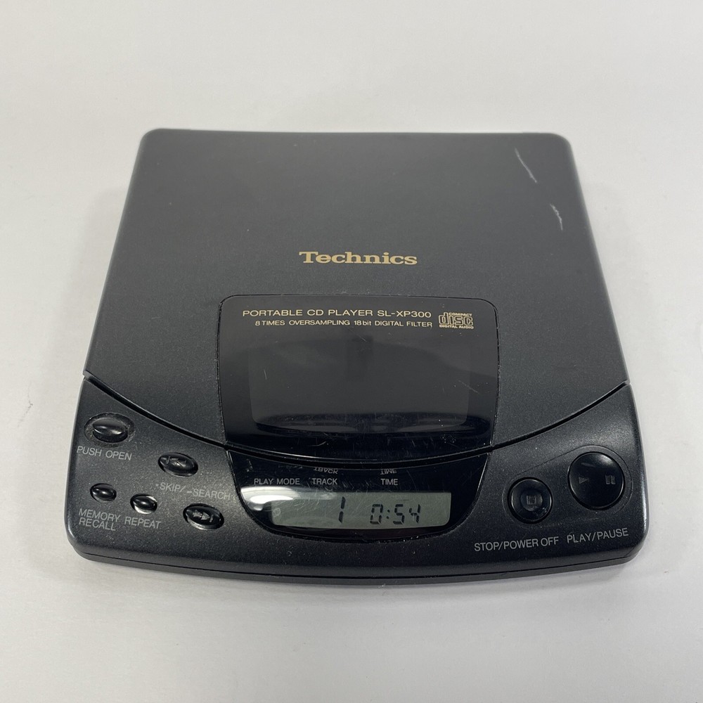 Technics SL-XP300 Portable CD Player - Tested Working Condition
