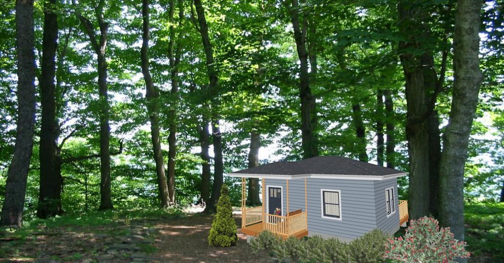 320sqft -16'x20'A - Tiny House design - ala cart