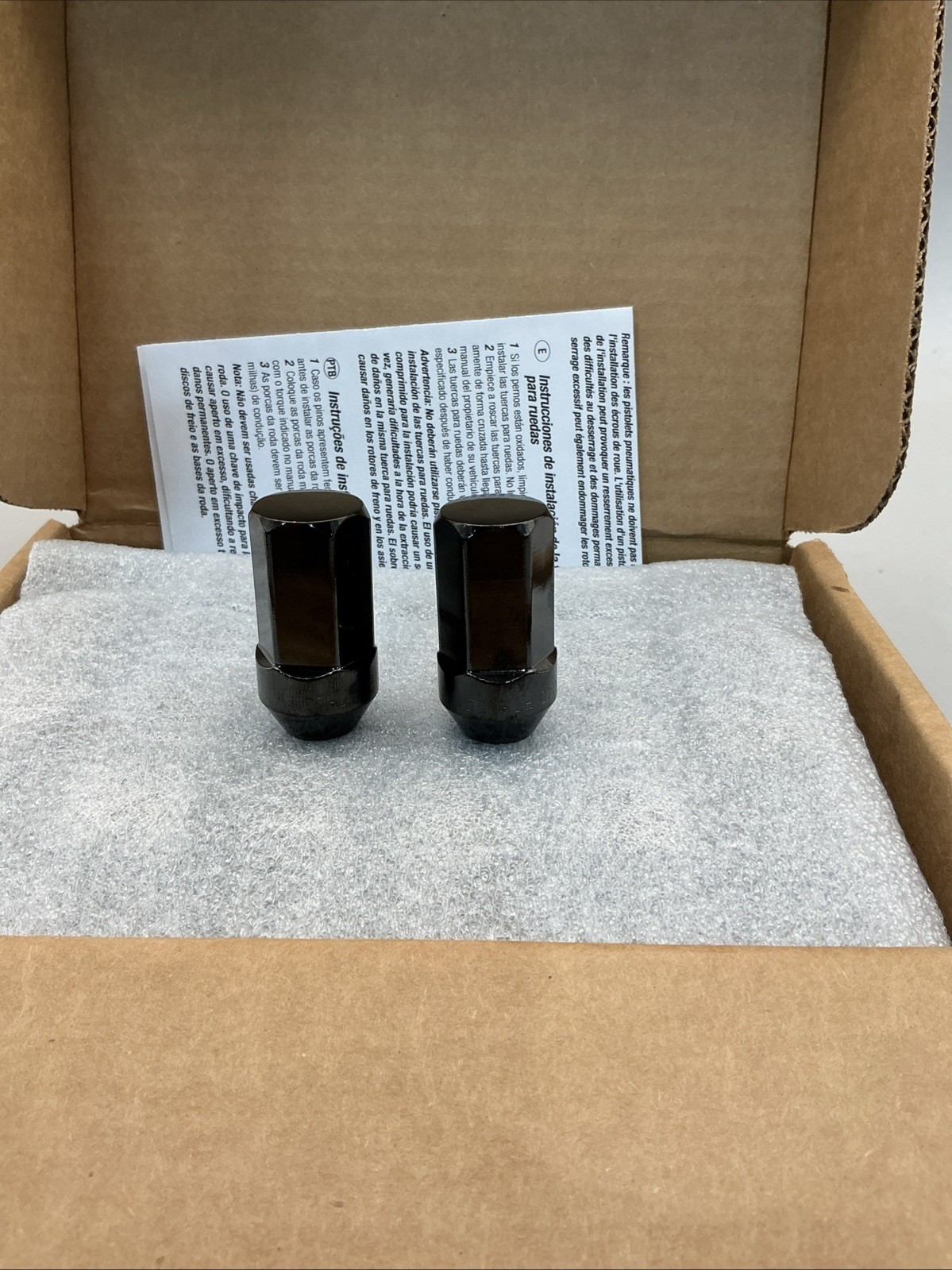 Genuine GM Wheel Lug Nuts Black (20) 85028935 Escalade Sierra Silverado GM