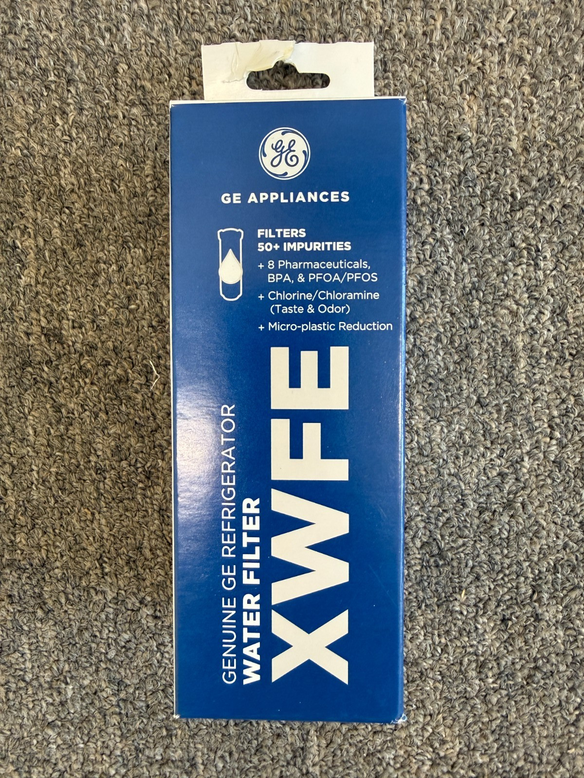 GE XWFE Genuine Refrigerator Water Filter ( WITH CHIP), 100% Authentic