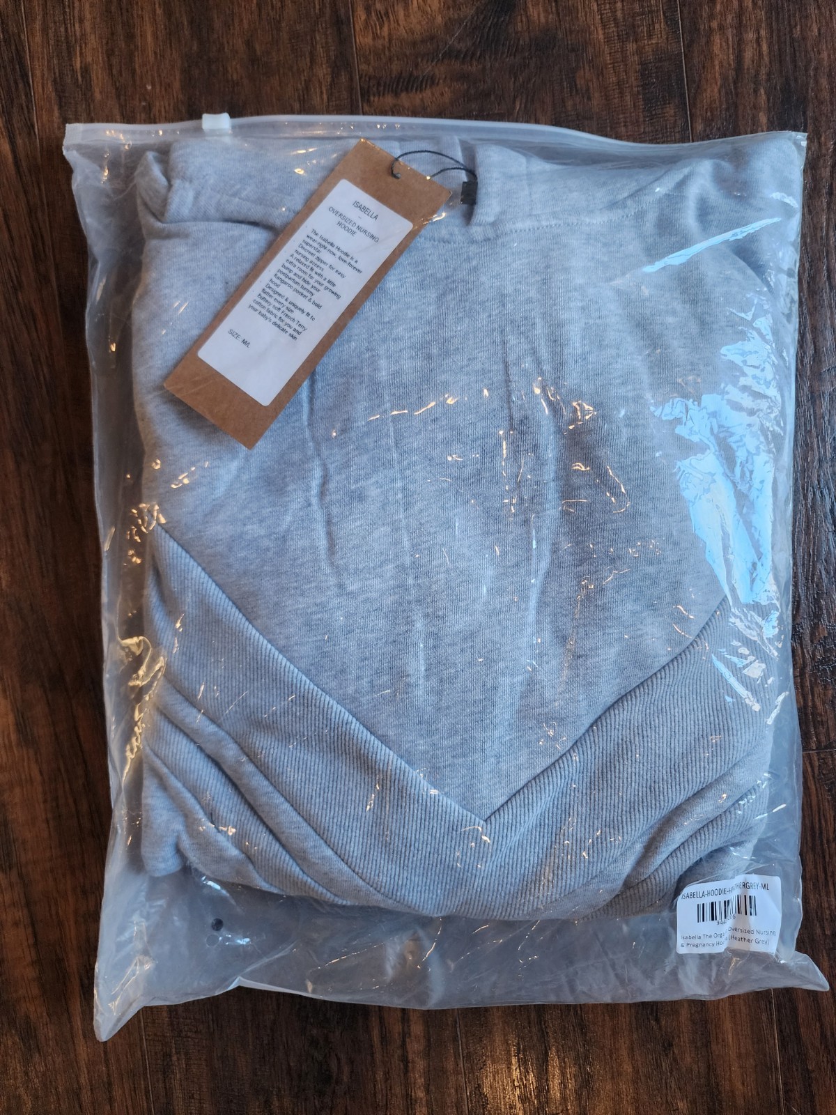 Sweat And Milk M/L Maternity Organic Cotton Sweatshirt Isabella Nursing Hoodie