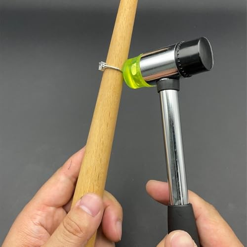 3PCS ring Repair Tool, solid wood ring shaping stick, 25mm double-sided