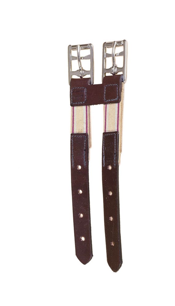 Tory Leather Girth Extender with Elastic