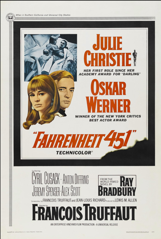 'FAHRENHEIT 451' SCRIPT (1966) TRUFFAUT ORIGINAL AUTHENTIC 'PHOENIX' DRAFT