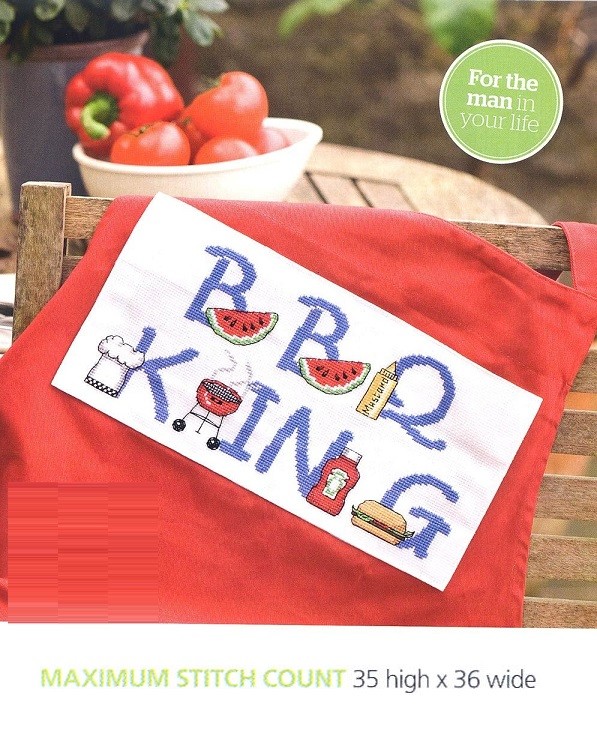 SUMMER BBQ ABC  -     CROSS STITCH PATTERN  ONLY   EQ  EUR