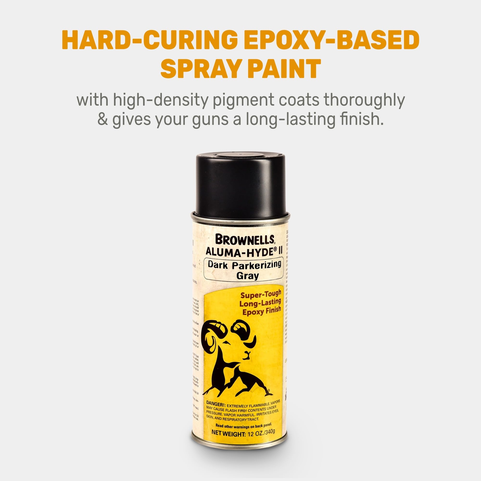 Brownells Aluma-Hyde II Epoxy Based Firearm Finish SprayCoating Parkerizing Gray