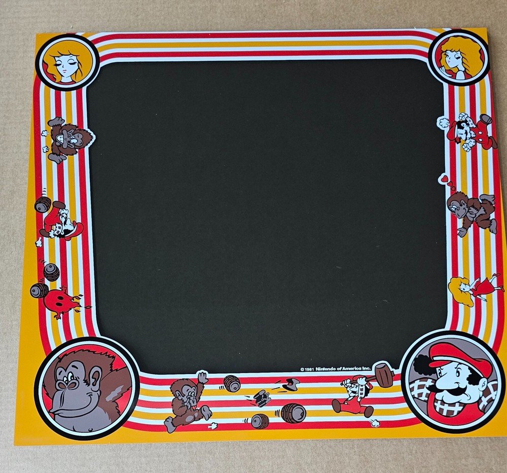 DONKEY KONG SCREEN PRINTED BEZEL