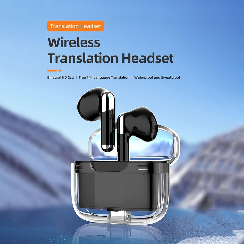 Language Translator Earbuds, Multifunctional Bluetooth Earphones...