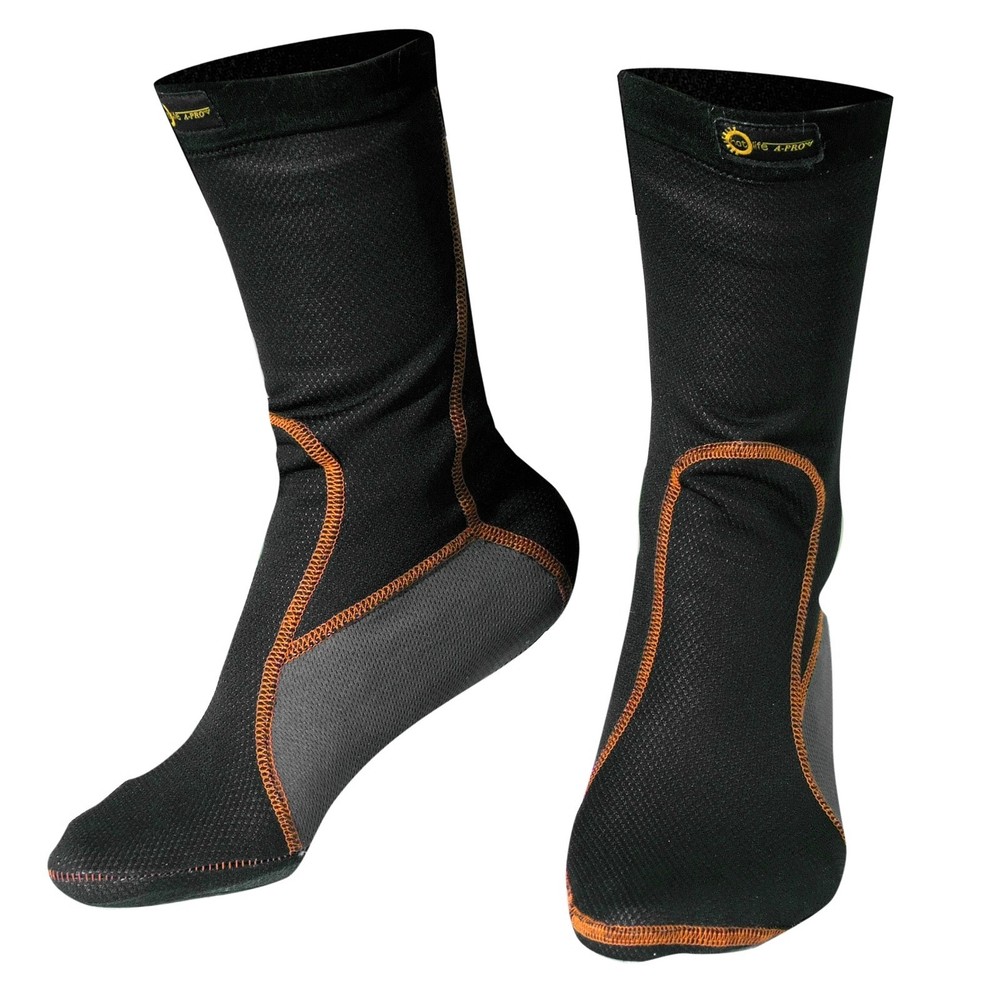 Winter Windproof Motorcycle Scooter Custom Snowboard Thermal Socks Black