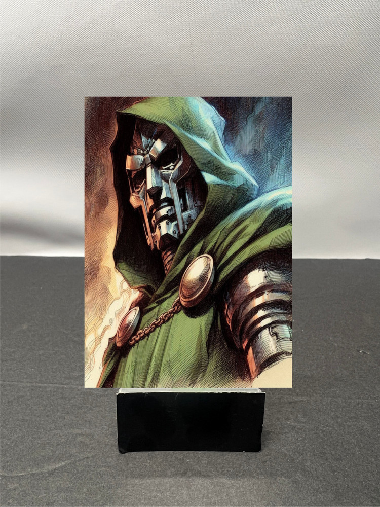 Dr Doom Marvel Comics Custom Art Trading Card c1093