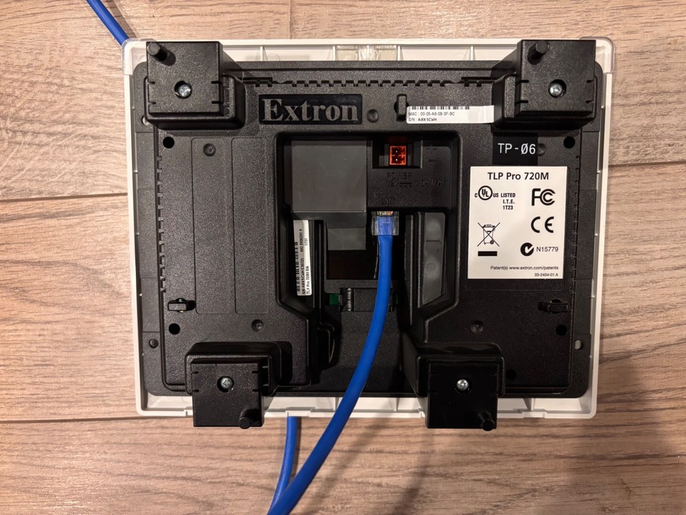 Extron TLP Pro 720M - 7 inch Wall Mount TouchLink Pro Touchpanel Screen