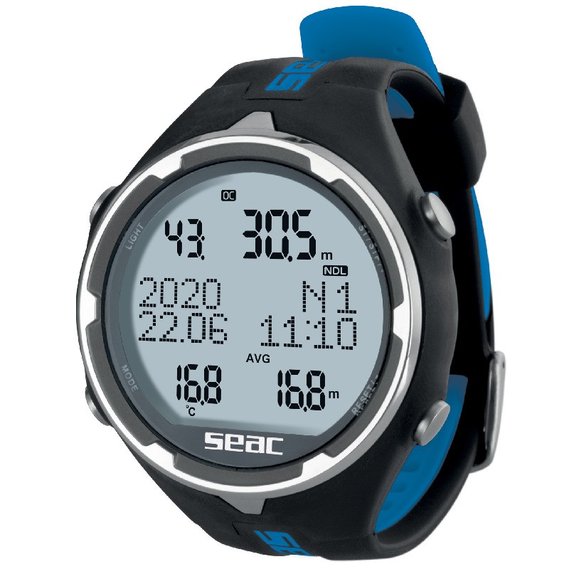 Seac Action Black/Blue Dive Computer