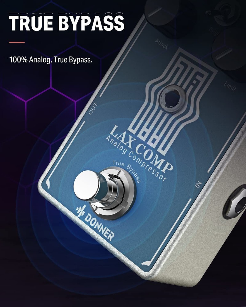 Effector Compressor Compresses excessive input signal Maintains original sound
