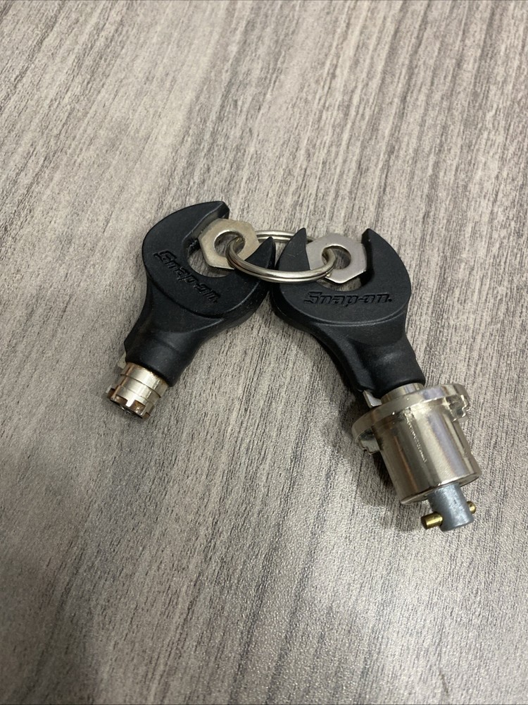 Snap On New Tool Box 2 Keys and Lock Cylinder