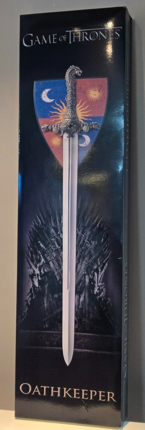 Game of Thrones Brienne of Tarth Valyrian Steel OATHKEEPER Sword Replica w/Boxes