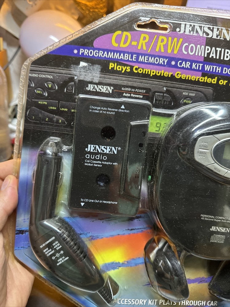 Vintage Jensen Personal CD Player W Programmable Memory Model CD-345lck Black