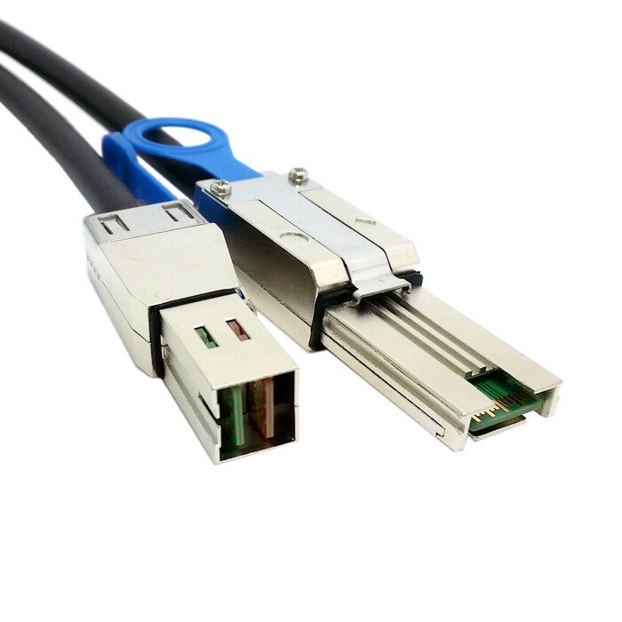 SFF-8088, SFF-8644 Mini SAS 4x to Mini sas High Density HD data Raid Cable 50cm