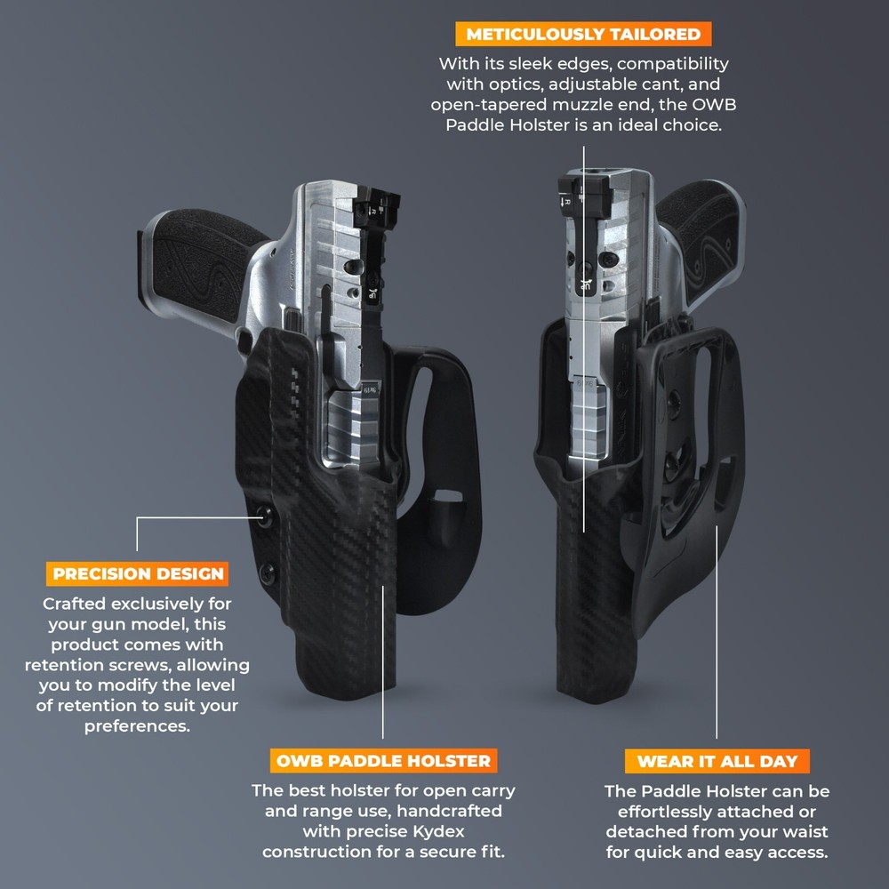 OWB Paddle Holster Fits Smith & Wesson Equalizer