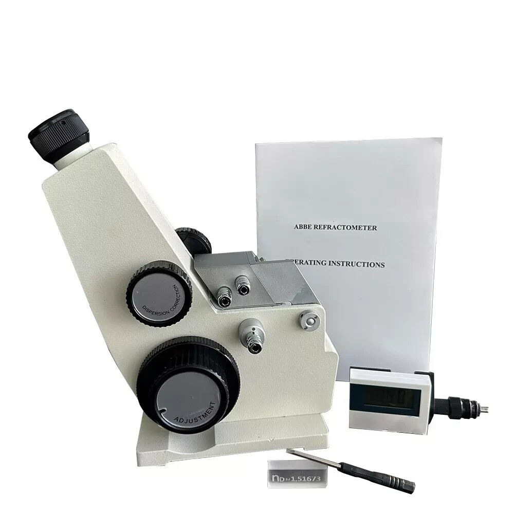 Monocular ABBE Refractometer Brix Refractometers Refractive Index 1.3000-1.7000