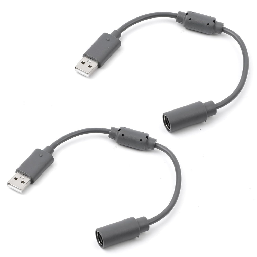 2PCS USB Breakaway Cable Adapter for G920 Driving Force Thrustmaster 458 Wheels