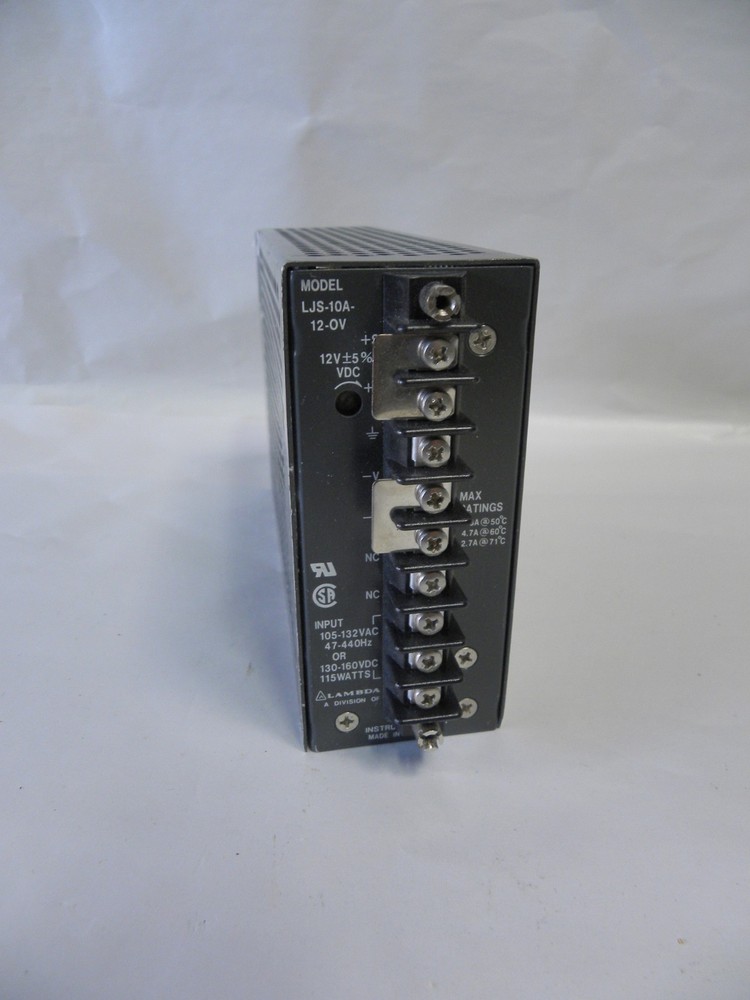 Lambda Instruments Inc Model  LJS-10A-12-OV Power Supply (A7)